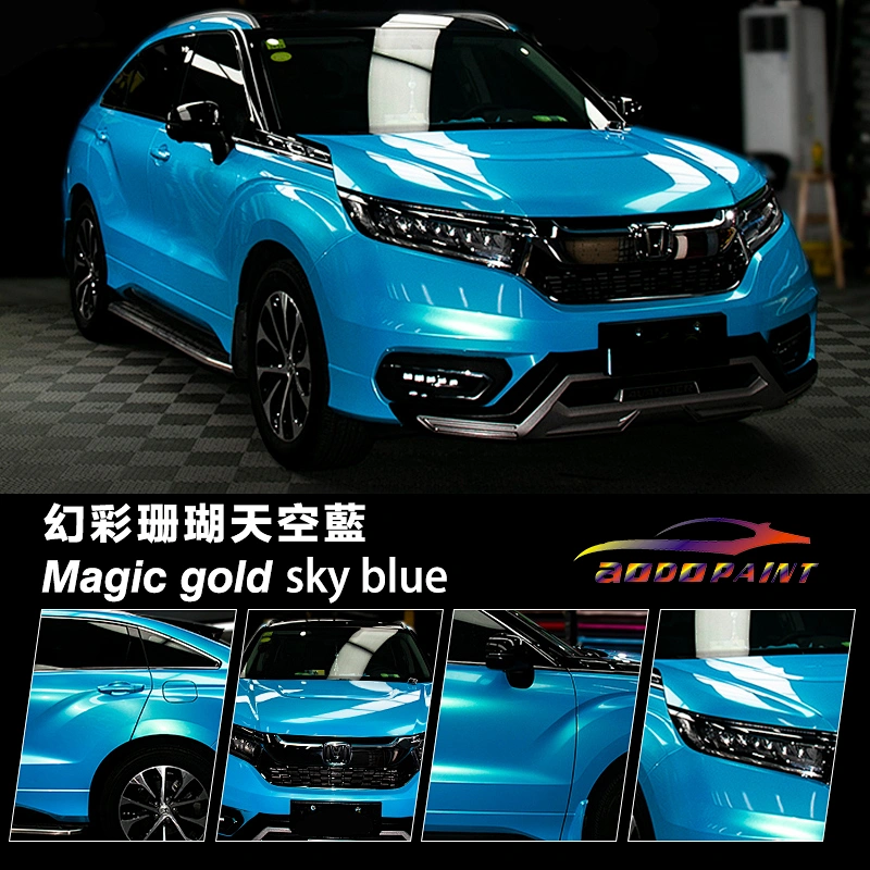 Dreamy Color Series Car Color Change Film Full Car Film Coral Color Car Film Color Change Sticker Coral Blue