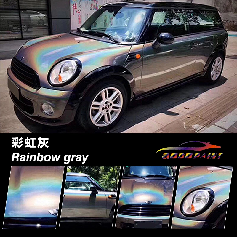 Rainbow laser car color change film full body modification film whole vehicle electroplating silver color change sticker
