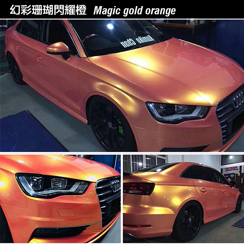 Dreamy Color Series Car Color Change Film Full Car Film Coral Color Car Film Color Change Sticker Coral Blue
