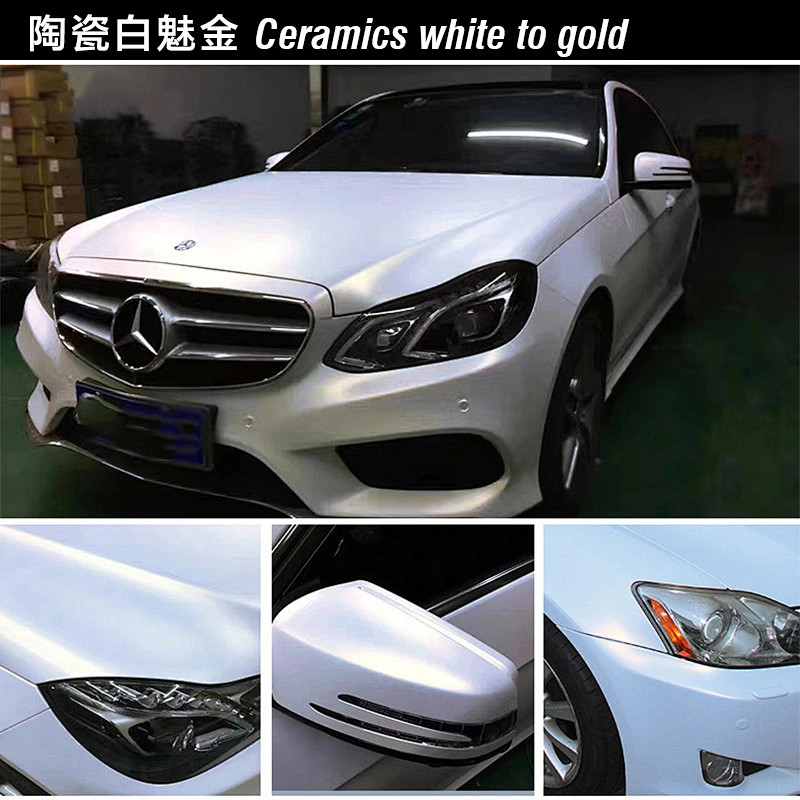 Ceramic white change series car color change film whole body modification film vehicle color change sticker