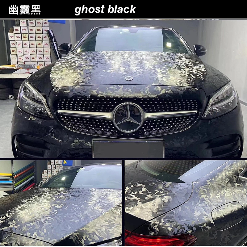Ghost Black Series Car Color Change Film Whole Body Modification Film Whole Vehicle Color Change Sticker