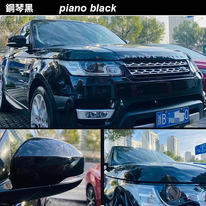 PET material PET piano black car color change film full car film black car film color change sticker