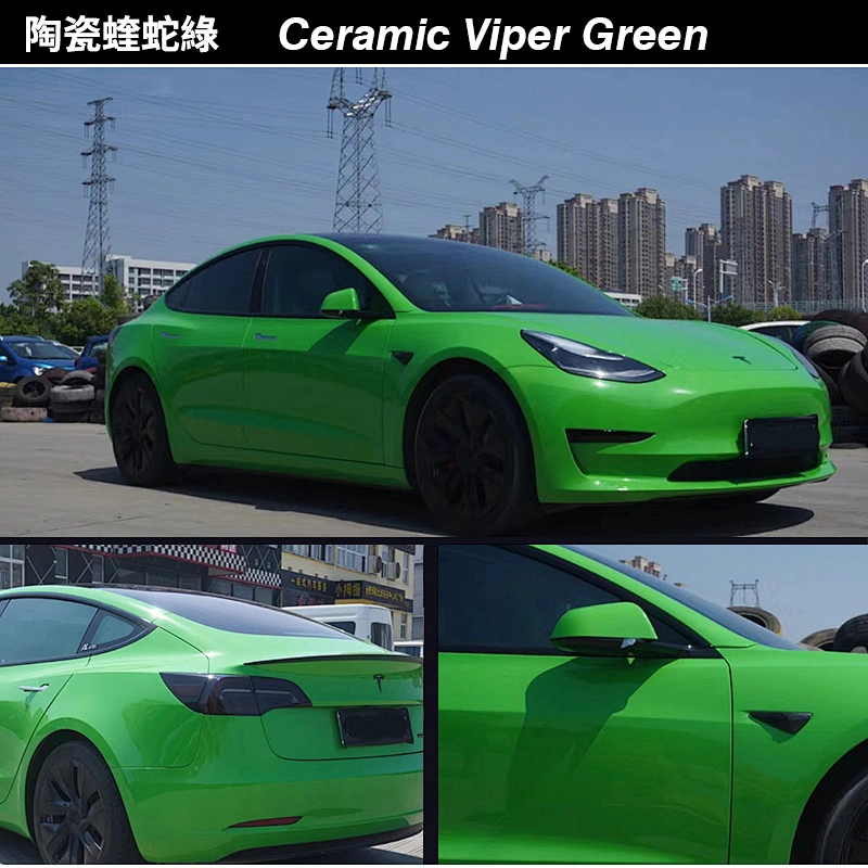 Ceramic series car color change film full car film ceramic army green car film color change sticker matte army green