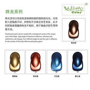 Pearlescent effect paint Car paint curing agent universal waterproof car paint varnish car paint self-spraying to remove scratches and repair the paint surface