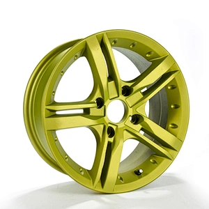 Car wheel steel rim modification spray film bright black retread color change tire mirror electroplating self-spray paint film