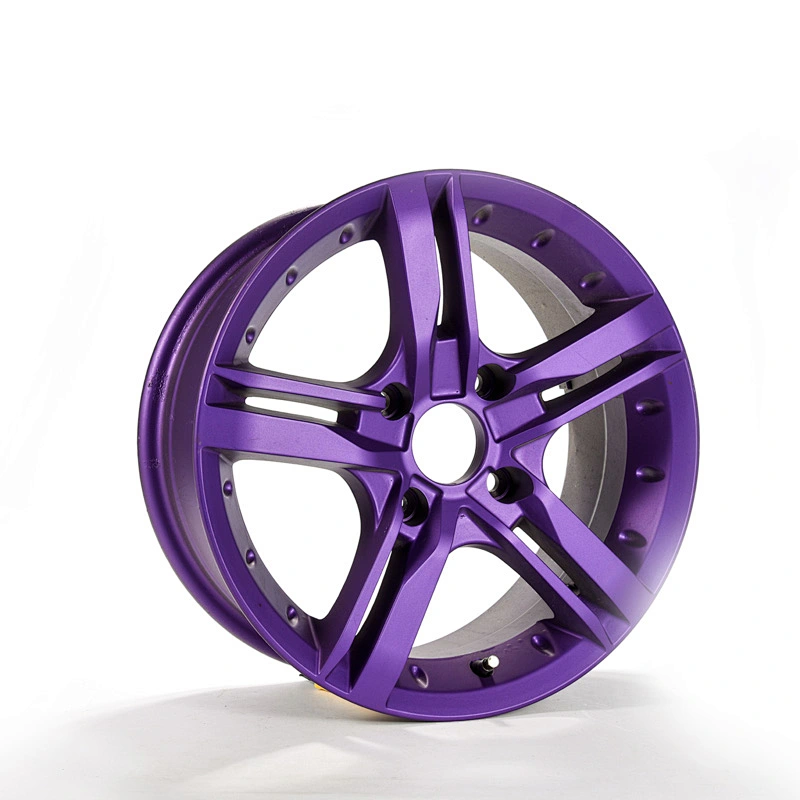 Car wheel steel rim modification spray film bright black retread color change tire mirror electroplating self-spray paint film