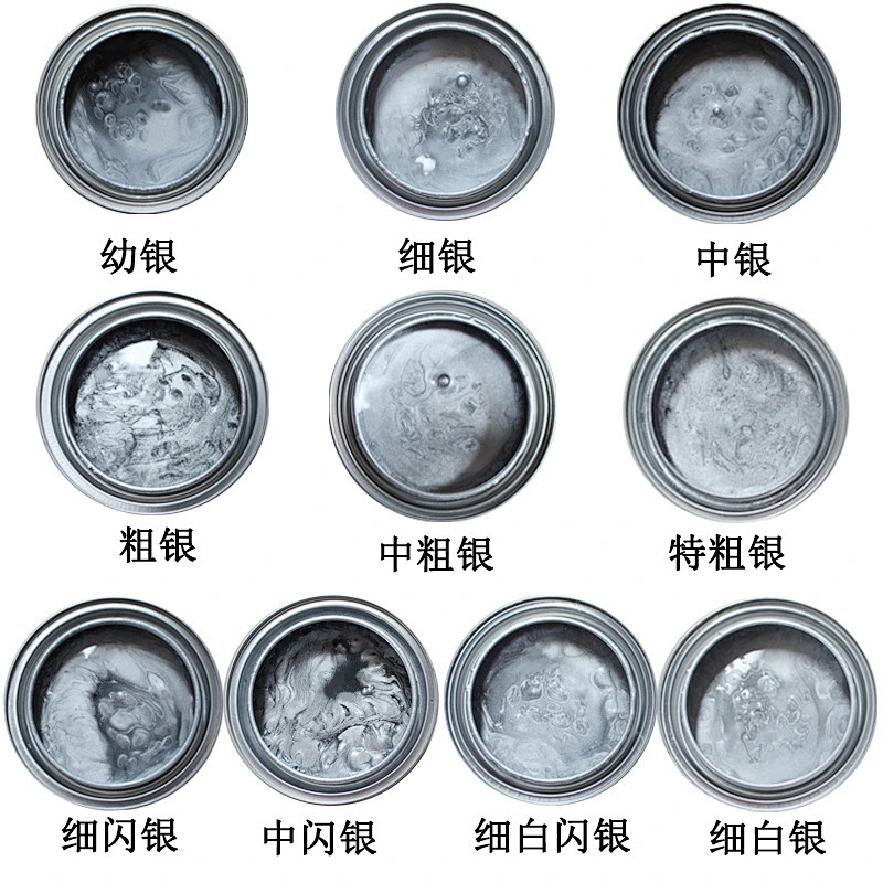 1K silver powder paint car paint scratch repair spray paint color master paint car paint