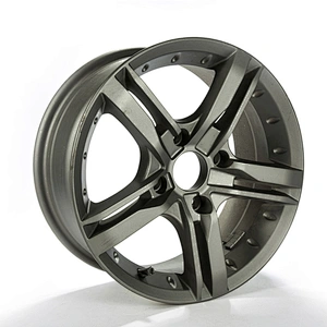 Car wheel steel rim modification spray film bright black retread color change tire mirror electroplating self-spray paint film