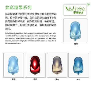 Flame candy Car paint curing agent universal waterproof car paint varnish car paint self-spraying to remove scratches and repair the paint surface
