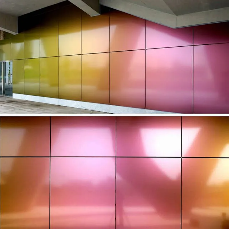 Symphony aluminum plate curtain wall aluminum plate custom processing punching aluminum veneer curtain wall door head wall exterior decorative plate material aluminum profile