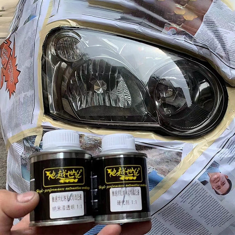 Headlight restoration refurbishment repair fluid kit tool polishing headlight scratches car quick-lighting lampshade cleaning paint artifact