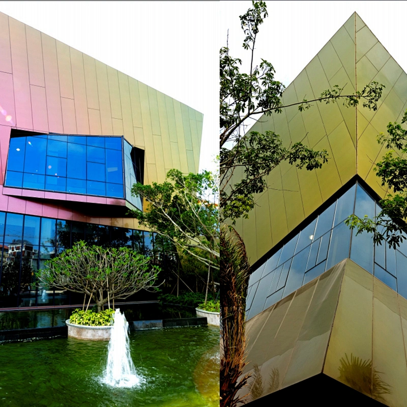 Symphony aluminum plate curtain wall aluminum plate custom processing punching aluminum veneer curtain wall door head wall exterior decorative plate material aluminum profile