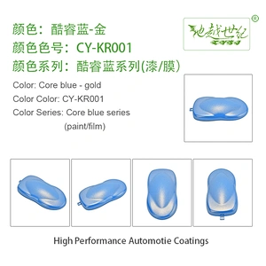 Core Blue Special Effect Paint Car paint curing agent universal waterproof car paint varnish car paint self-spraying to remove scratches and repair the paint surface