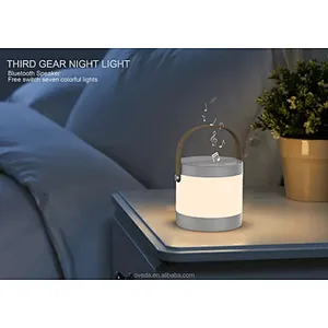 New Trending BT Speaker Night Lamp with High Quality 10W Wireless Charger  BT-136 for Phone  BT earphones