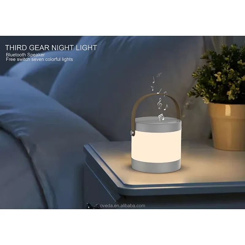 New Trending BT Speaker Night Lamp with High Quality 10W Wireless Charger  BT-136 for Phone  BT earphones