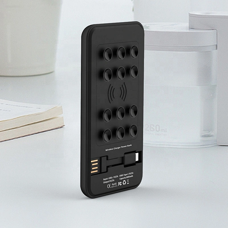 VPB-935W Cheap Price Charger Sucker Cup Wireless Power Bank Powerbank