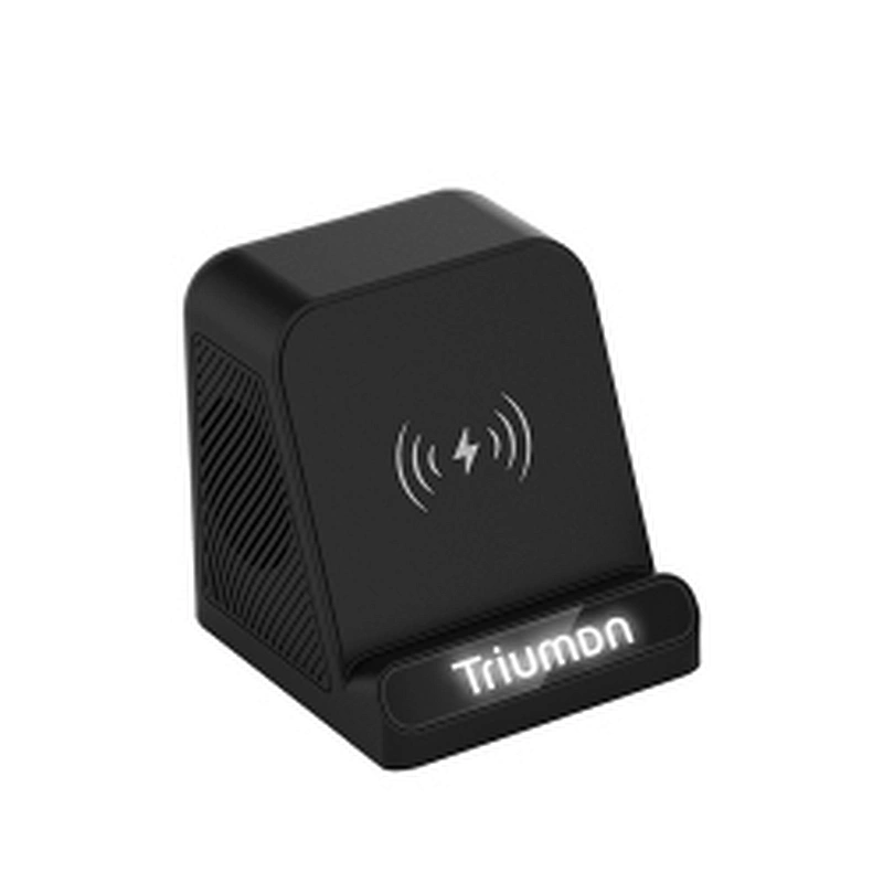 BT-128WL Top Selling High Quality Portable Mobilephone Holder Light Up LED Wireless Charger And Speaker