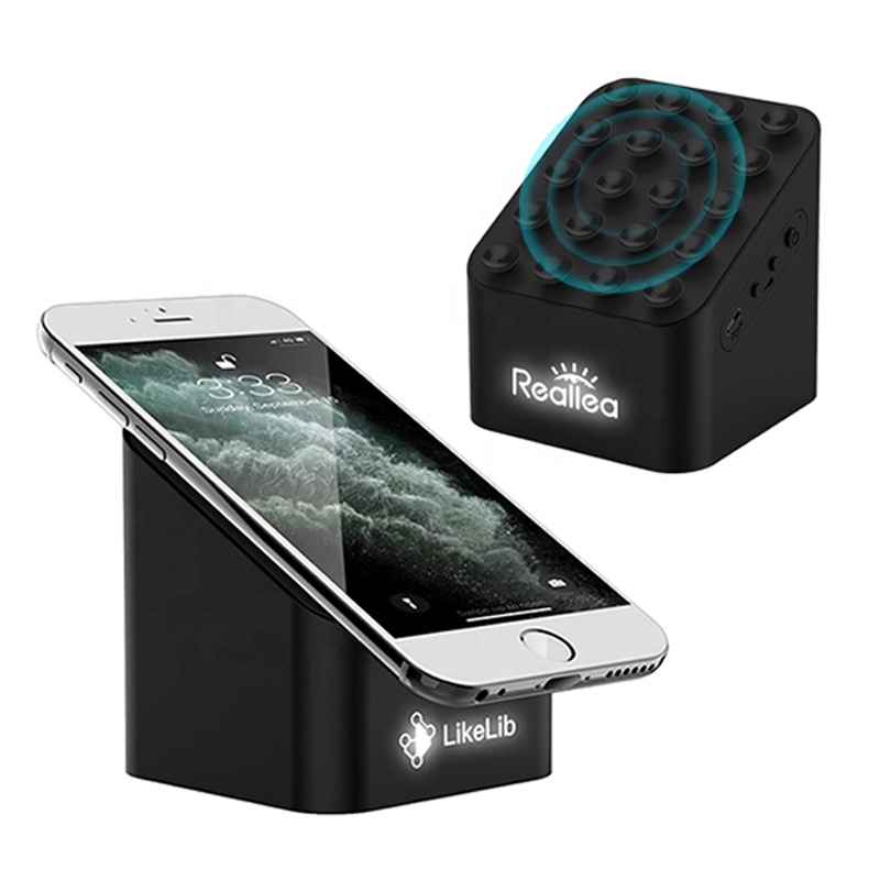 hot sale suction- cup wireless charger speaker 10w custom logo wireless charger for phone