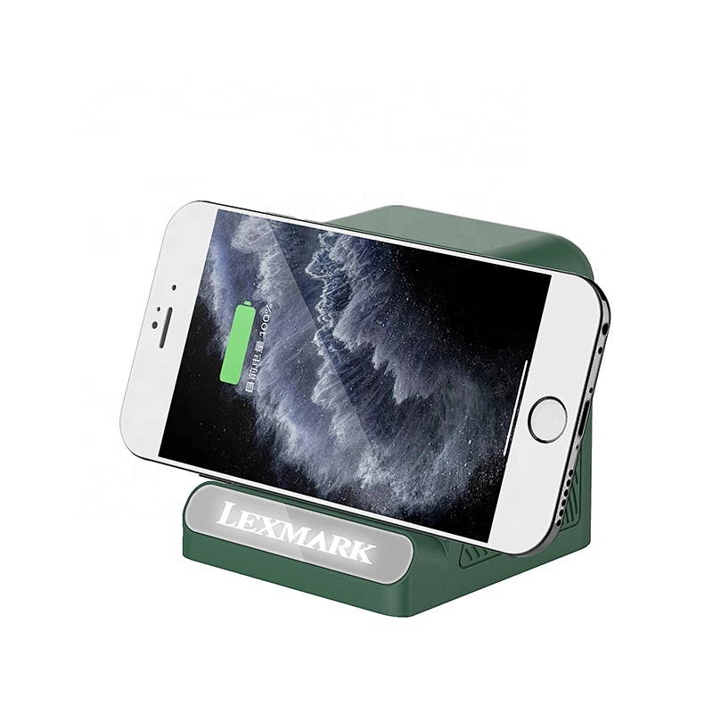BT-128WL Top Selling High Quality Portable Mobilephone Holder Light Up LED Wireless Charger And Speaker