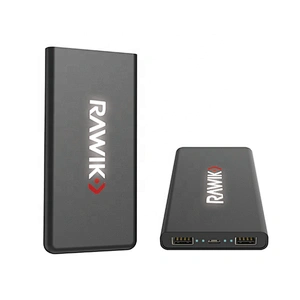 VPB-955AL 10000mah 5w Power Bank Mobile Charger With Led Dual Usb Portable Solar Power Bank