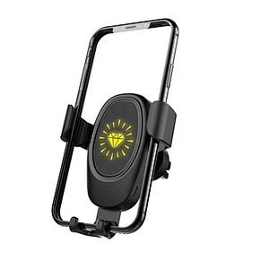 Customized OEM led logo wireless charger Auto-Opening and Closing Smart mobile Fast Charging Wireless Charger