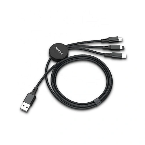 CL-101 New Promotion 2A 3A LED Light USB 3 in 1 Long  fast charging usb cable