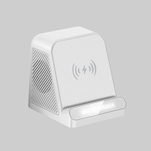 BT-128WL Top Selling High Quality Portable Mobilephone Holder Light Up LED Wireless Charger And Speaker