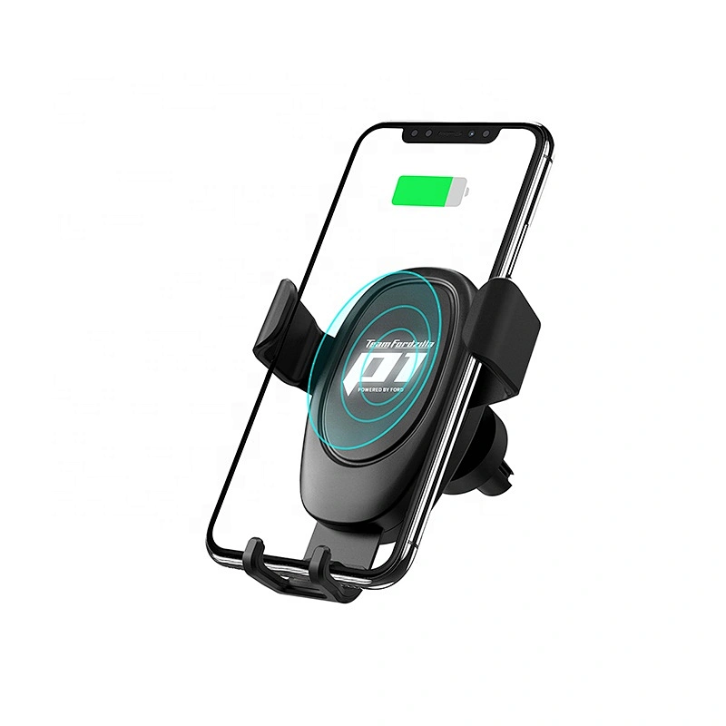 Customized OEM led logo wireless charger Auto-Opening and Closing Smart mobile Fast Charging Wireless Charger