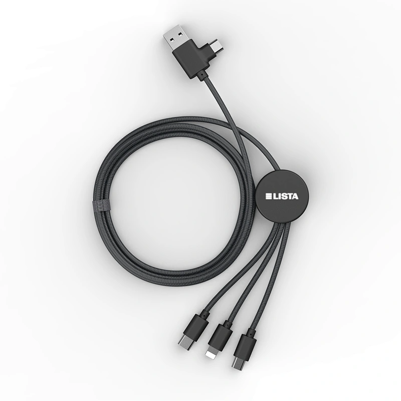 Fast Charging Usb Data Cable Customized Nylon Braided Cheap 3 in 1 Usb charger Cable