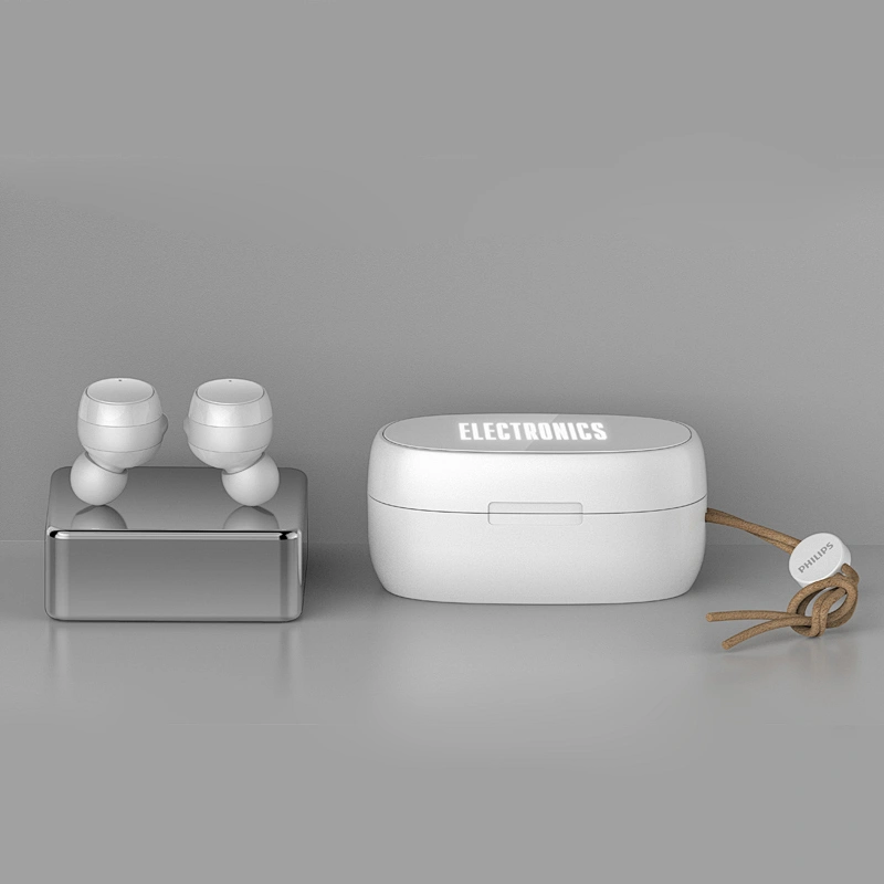 NEW sign Wireless Bt Earphones customized led light up logo TWS Earbuds Headphone  digital display  For Mobile Phones