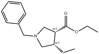 rel-ethyl (3R,4S)-1-Benzyl-4-ethylpyrrolidine-3-carboxylate