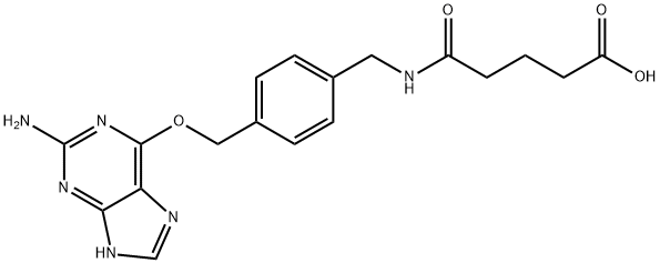 Pentanoic acid, 5-[[[4-[[(2-amino-9H-purin-6-yl)oxy]methyl]phenyl]methyl]amino]-5-oxo-