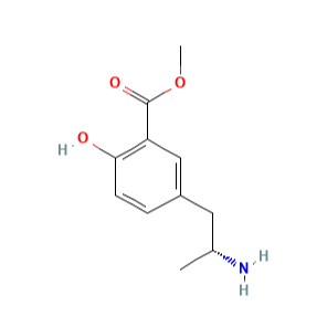 L-3-羟基苯丙氨酸甲酯 Methyl 5-[(2R)-2-aminopropyl]-2-hydroxybenzoate