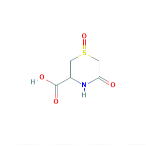 羧甲司坦杂质2 3-Thiomorpholinecarboxylic acid, 5-oxo-, 1-oxide