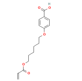 4-(6-(丙烯酰氧基)己氧基)苯甲酸 4-((6-(Acryloyloxy)hexyl)oxy)benzoic acid