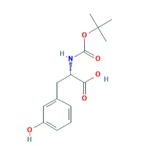 Boc-L-M-酪氨酸 (S)-2-Tert-butoxycarbonylamino-3-(3-hydroxy-phenyl)-propionic acid