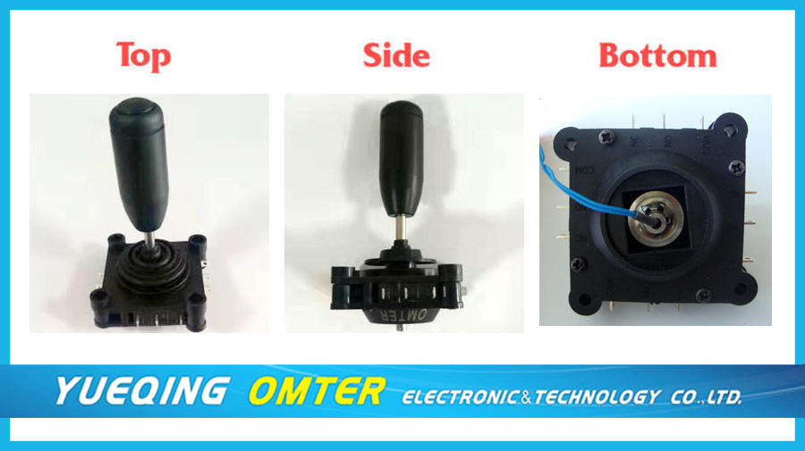 Miniature Hat Switch Joystick LED light CV4-YQ-05R2G-BM
