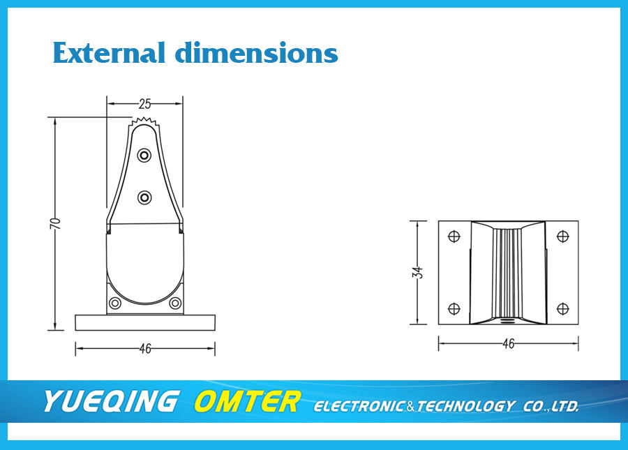 OM1A-H51 Miniature Single Axis Hall Effect Thumb Controller