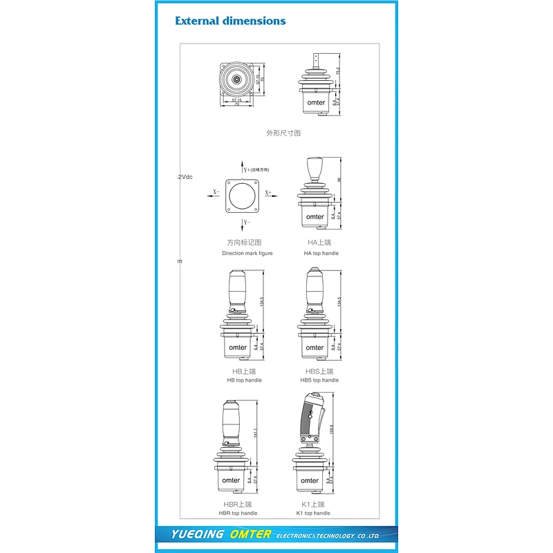 excavator control lever