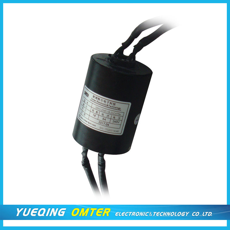 SRH1254F-18-2xCAT5e 18 wires/circuits slip ring