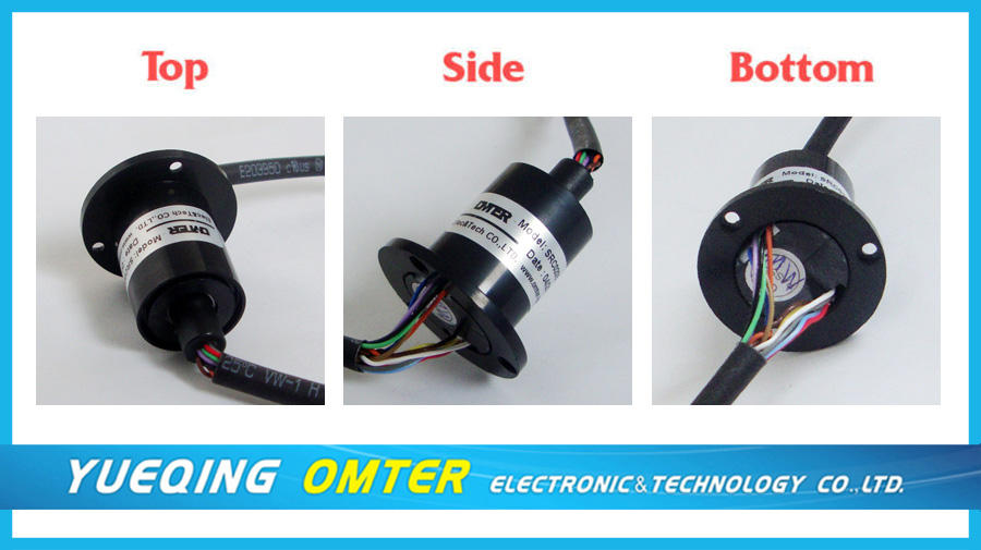 SRH1254-18-2xCAT5 gold plated slip ring