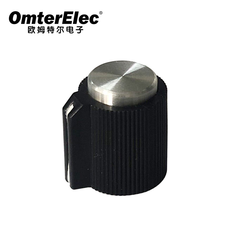 black audio volum control knob