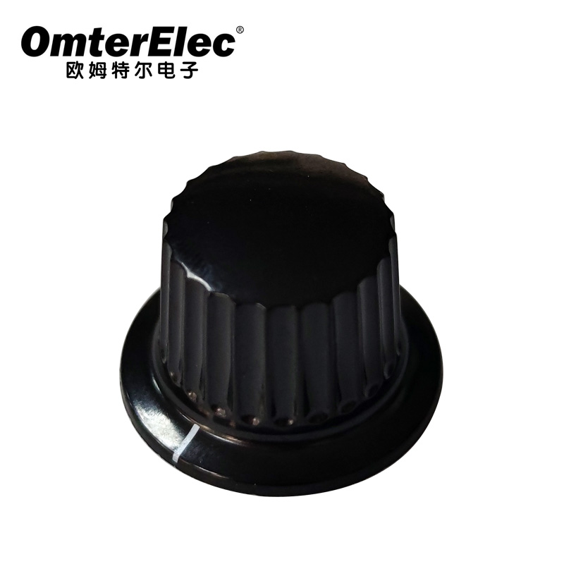 Skirted Control Knob 1610 Black