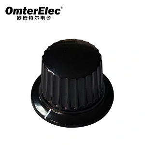 Skirted Control Knob 1610 Black