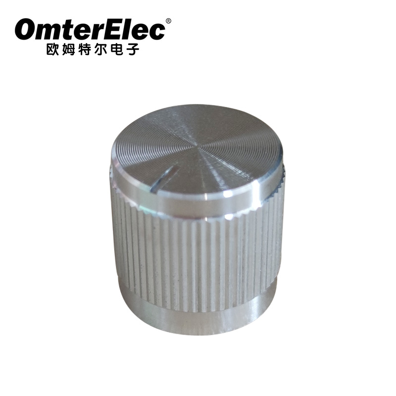 full metal anodized  silver knob
