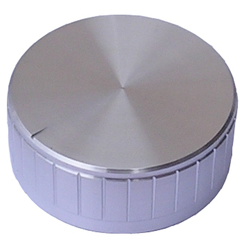 Aluminium clad plastic knobs