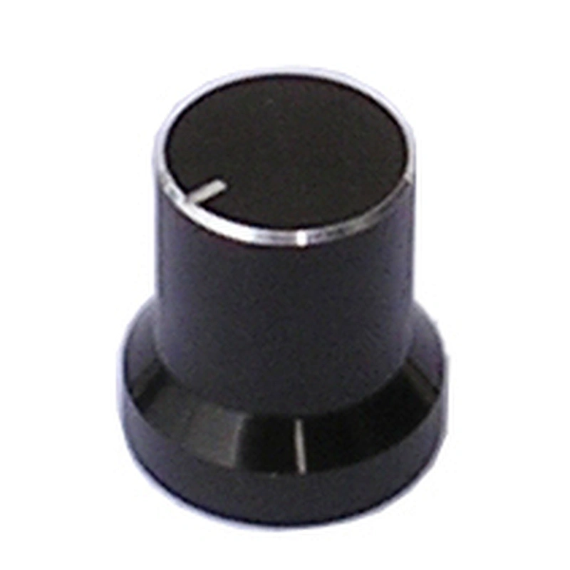 Knurled aluminium shell on plastic inne