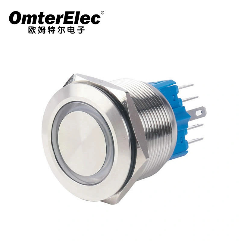 25A Double Knife Ring Type  ring push button switch momentary