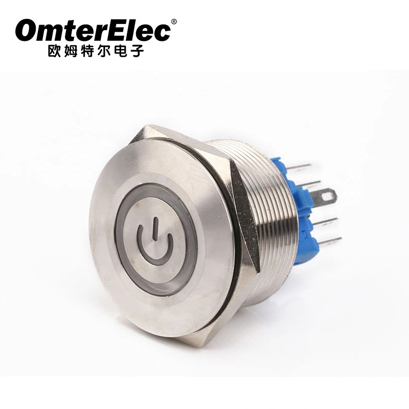 28MM ring power supply normally  closed button switch