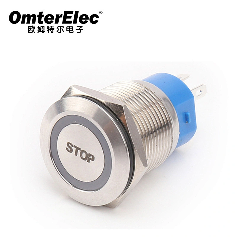 22A spot light normally closed normally open metal push button switch 22A spot light normally closed normally open metal push button switch